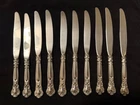 Gorham Chantilly Sterling Silver Handle Dinner Knives – Lot of 10 – Vintage