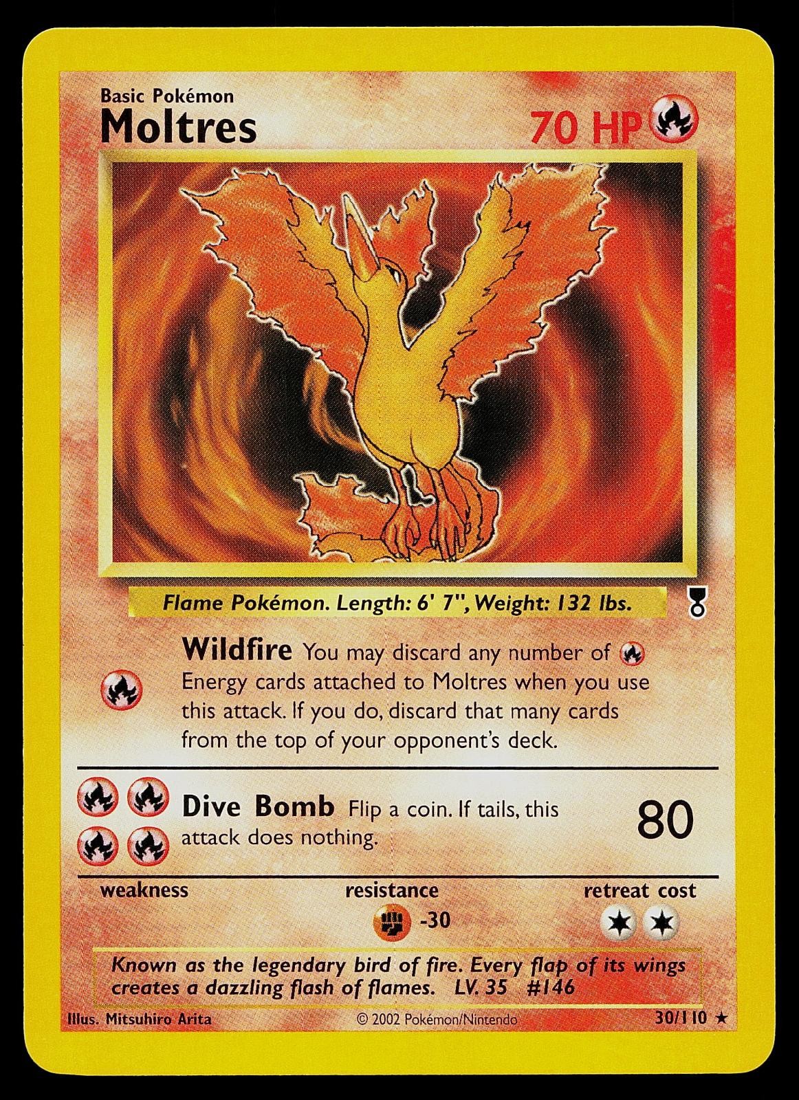 Pokemon Card - Moltres Legendary Collection 30/110 Rare