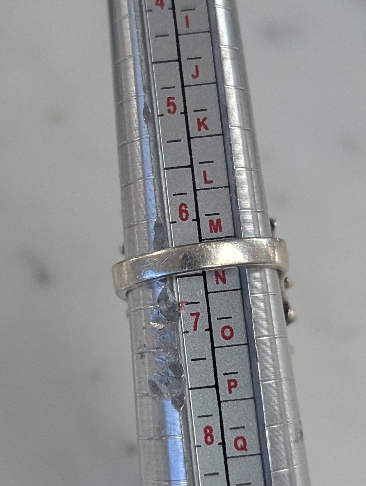 925 Sterling Silver Ruby Quartz & Marcasite Ring … - image 7