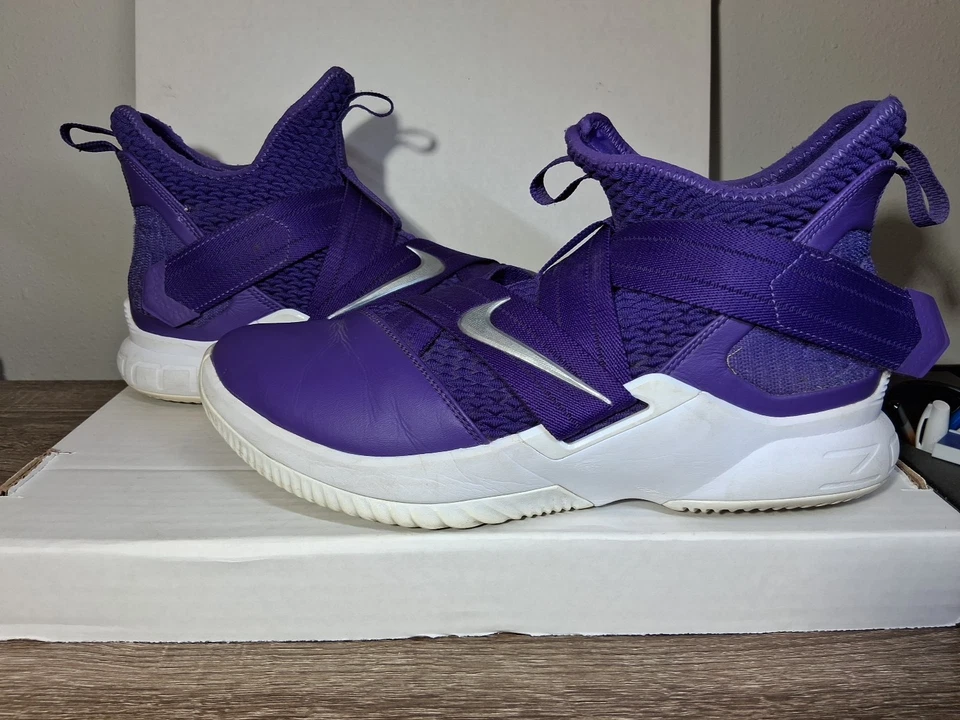 Nike LeBron Soldier 12 TB 'Court Purple' Mens Size 10.5 AT3872-501 - Image 2 of 4