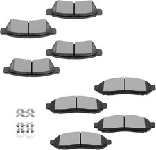 Set pastiglie freno anteriori posteriori silenziose D1100 in ceramica ricambio per Nissan Frontier