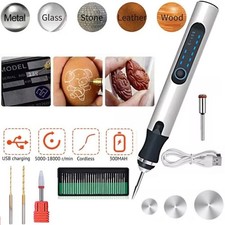 Cordless Electric Mini Drill Grinder Engraving Pen Variable Speed Rotary Tool US