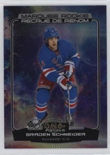 2022 O-Pee-Chee Platinum Marquee Rookies Cosmic /65 Braden Schneider Rookie RC