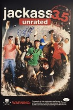 Johnny Knoxville Signed Autographed Jackass 3.5 12x18 Movie Poster Photo JSA COA