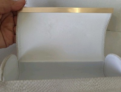 Jimmy Choo Hard Eyeglass Case Faux Beige Snakeskin | eBay display picture 2