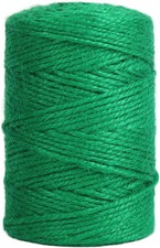 Garden Twine Green Plant Twine 328 Feet 3Mm Thick 3Ply Heavy Duty Jute String