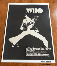 1969 The Who Rock & Roll Band Boston Tea Party 12x16 Concert Poster Cool Graphic