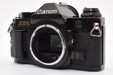  Near MINT   Canon AE-1 Program 35mm SLR Film Camera Black From JAPAN