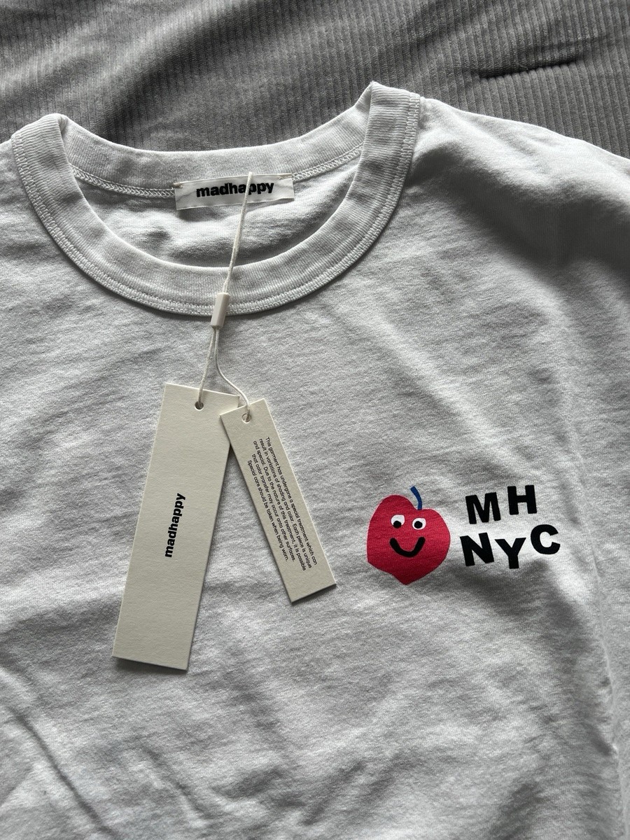 Madhappy NYC 2025 Exclusive White Big Apple T-Shirt Tee - Size XL