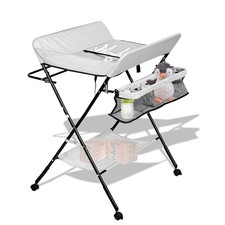 Stolik do przewijania dla niemowląt Półki Nakładka do przewijania Głębokość Składana komoda do przewijania Rolki