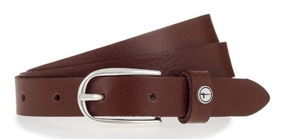 Tamaris 20mm Leather Belt W110 Gürtel Cognac dunkelbraun Neu