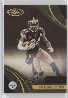 2018 Certified Gold Team Gold Etch 19/25 Antonio Brown #GT-ANB 0a3