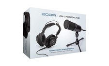 Zoom ZDM-1 Podcast Mic Pack, Podcast Dynamic Microphone, Headphones, Tripod,...