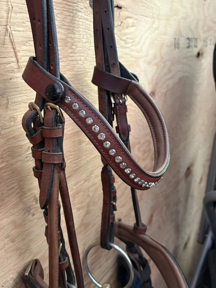 Halter Ego cognac bridle and reins Full - Image 3 of 3