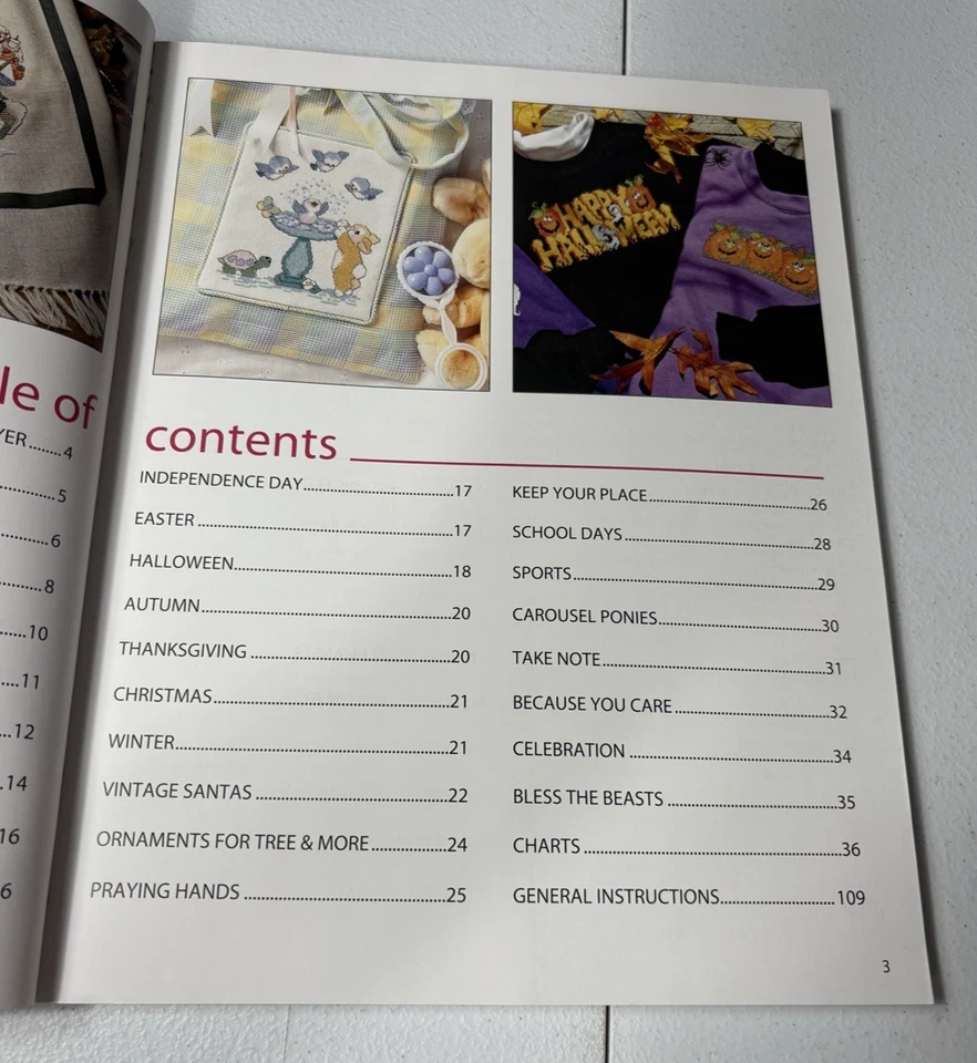 Leisure Arts Counted Cross Stitch Pattern Booklet 140 + Patterns All Occasions - Image 4 of 4