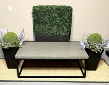 Pottery Barn Concrete Coffee Table Indoor/outdoor New W/tags Reg $700