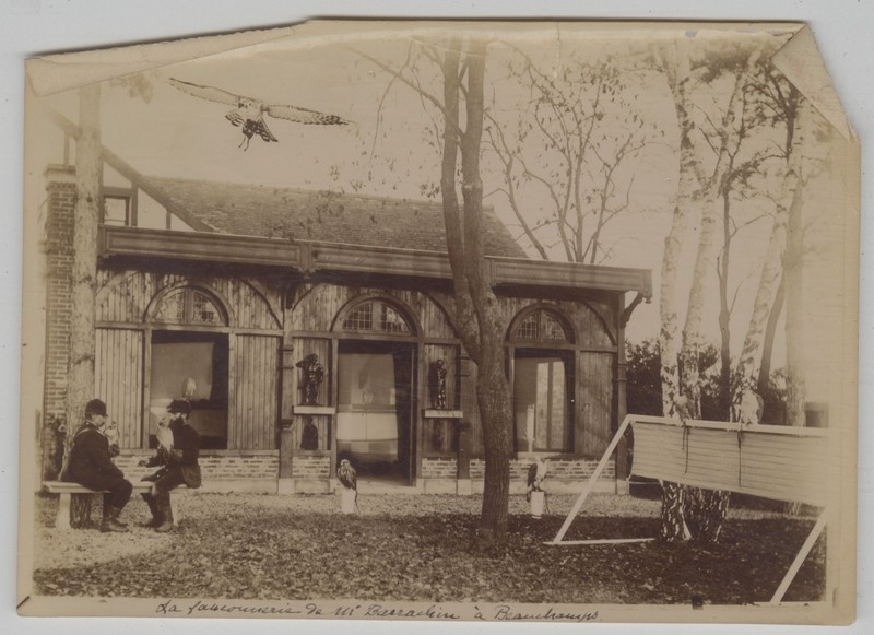 Vintage 1900s Beauchamp, France Falconry Pavillion of M. Barachin Photo