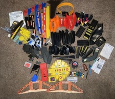 Large Lot Of Vintage Hot Wheels Tracks And Mo...