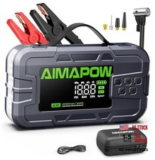 Car Battery Jump Starter with Air Compressor 6000A 160PSI, Jump Starter Green