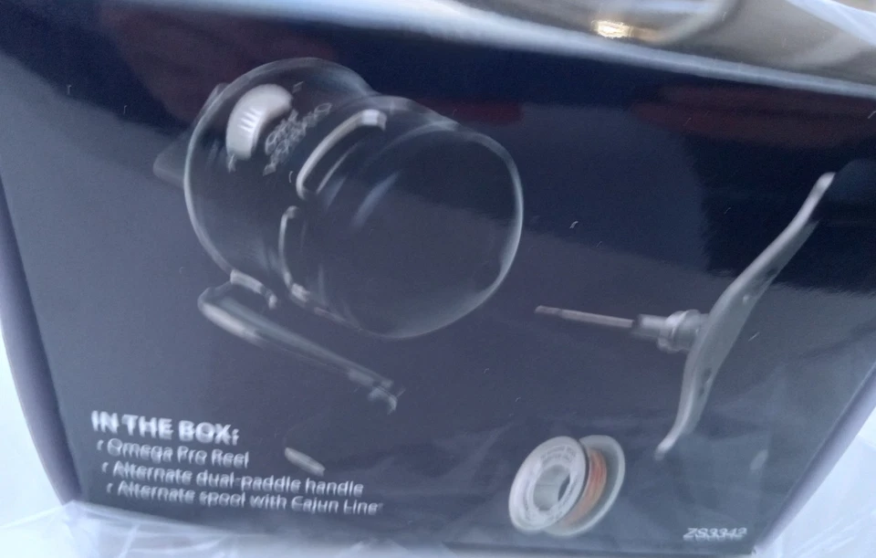 new in box ZEBCO OMEGA PRO 3 Z03PRO 3.4:1 W/10LB LINE 7 BEARING SPINCAST REEL - Image 3 of 4