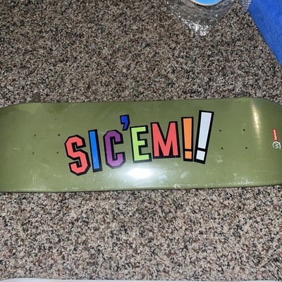 Supreme WTAPS Sic 'Em! Skateboard Deck Olive, 8.25'' x 32''