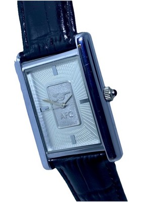 Arsenal FC watch Limited Edition Real Silver Ingot On Dial UK