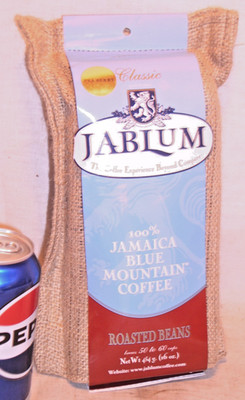 16 OZ BLUE MOUNTAIN PEA BERRY CLASSIC JABLUM 100% JAMAICA ROASTED COFFEE BEANS