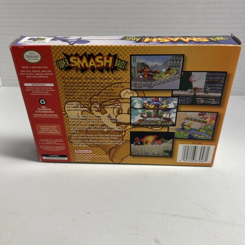 Super Smash Bros. (Nintendo 64, N64, 1999) komplett in OVP CIB - Bild 14 von 23