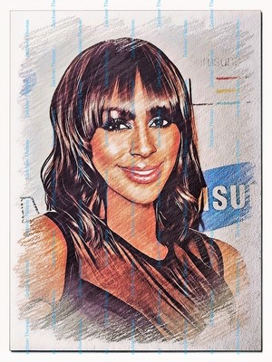Alexandra Burke--1C46--Druck und Postkarte
