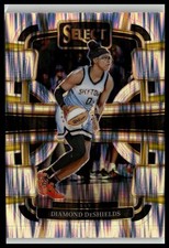 Diamond DeShields 2024 Panini Select WNBA Silver Flash Prizms #100 Chicago Sky