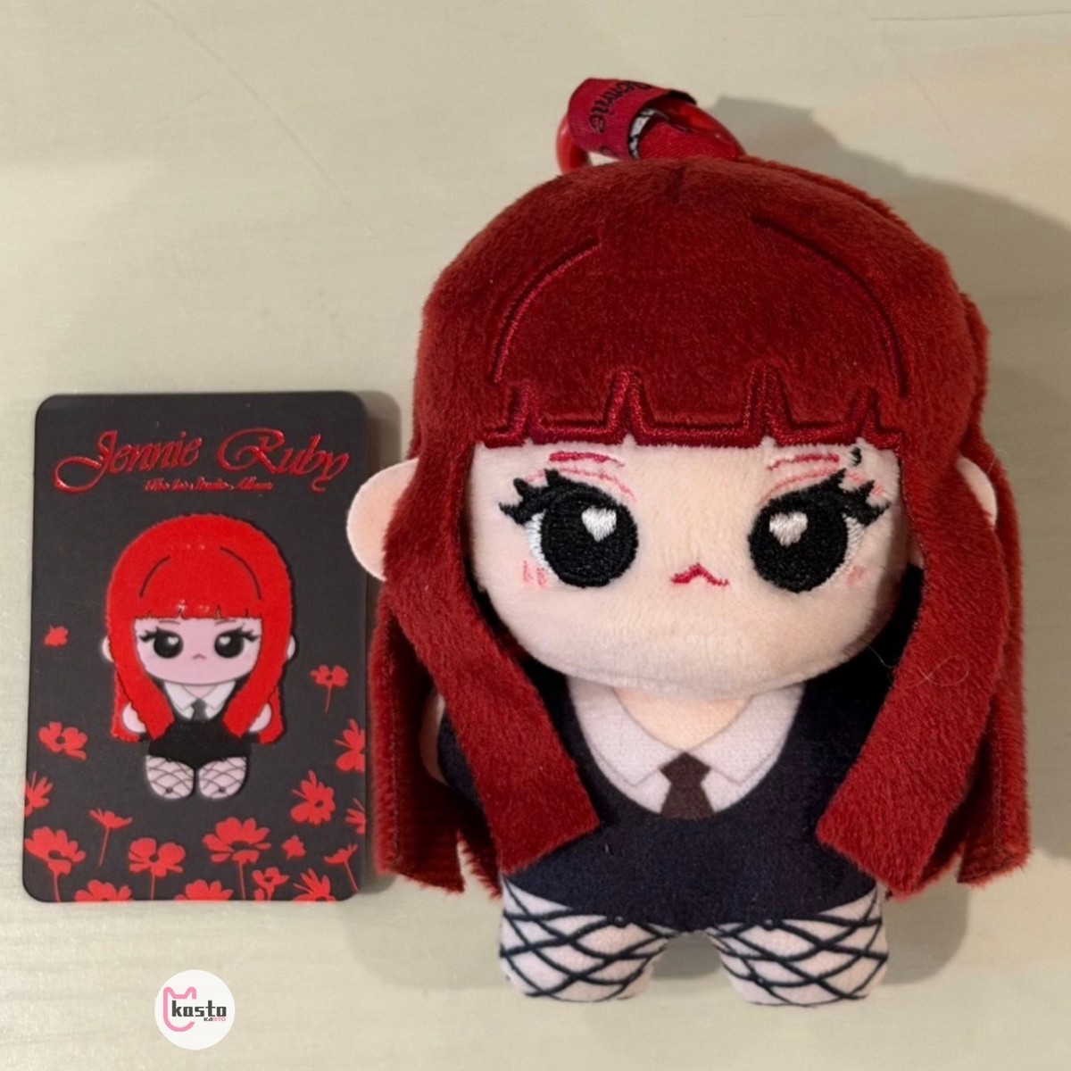 Miniso Jennie Ruby Plush Doll 10cm Pop Up Store Blackpink CHINA