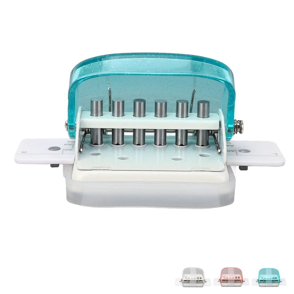 Hole Puncher Loose Leaf Paper Hole Punch A4 B5 A5 With Dust Collector For School - Image 2 of 4
