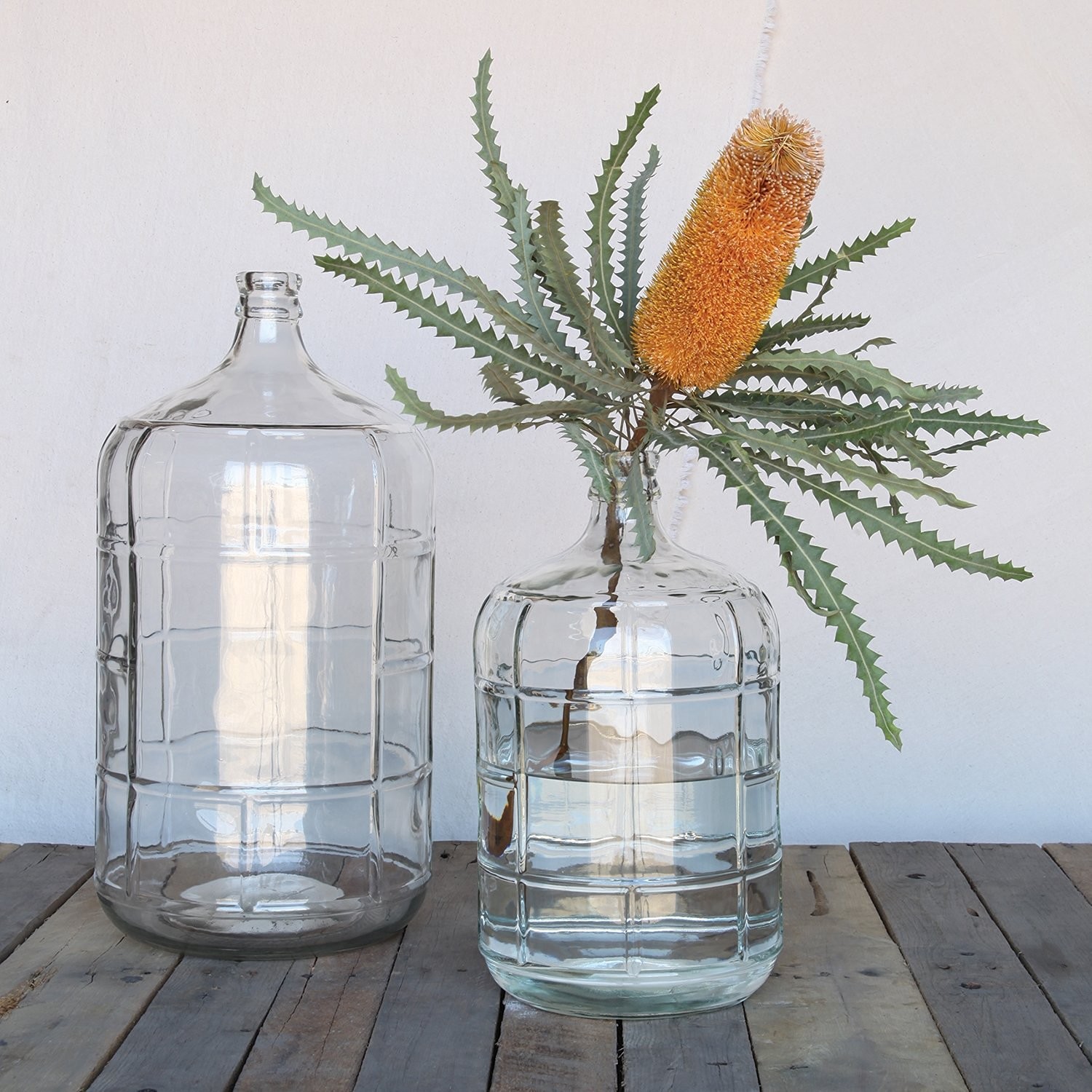 5 Gallon Glass Carboy - Clear Fermenter for Wine and Beer - Italian Glass