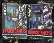 Transformers Studio Series Figure Voyager Shockwave and SKYWARP figures
