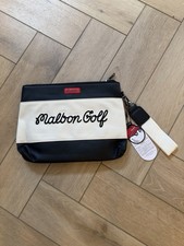 Beautiful Malbon Black And White Clutch Valuables/Travel Bag