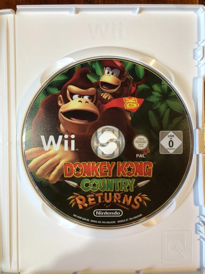NINTENDO WII- DONKEY KONG COUNTRY RETURNS - TESTATO CON LIBRETTO - PAL ITA, foto 3 di 5
