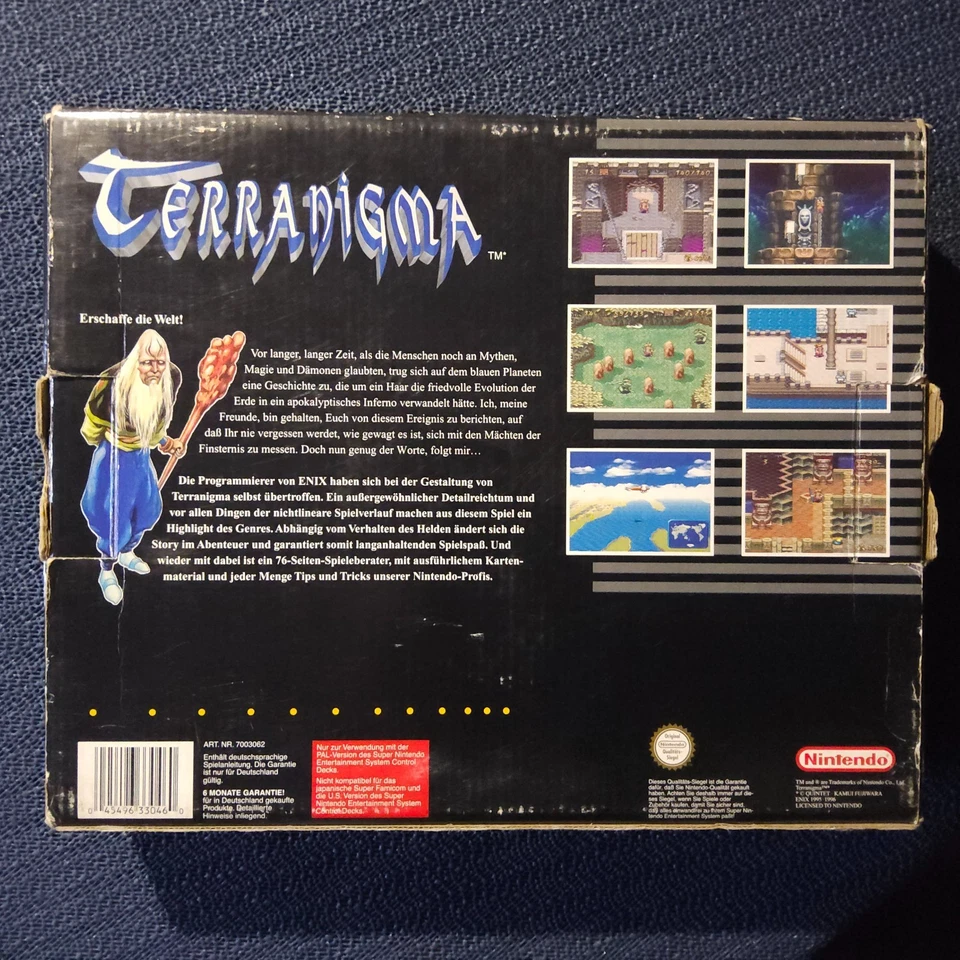 TERRANIGMA Nintendo SNES* TOP OVP * BIG BOX * + Spieleberater * DEUTSCH*** - Bild 3 von 4