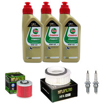 Service Castrol 10W40 Ölfilter Luft Kerzen Yamaha XVS 650 Drag Star 97 05