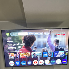 TCL 55QM6K 55in LED 4K Smart TV, Black, HDMI/USB/Bluetooth, Remote
