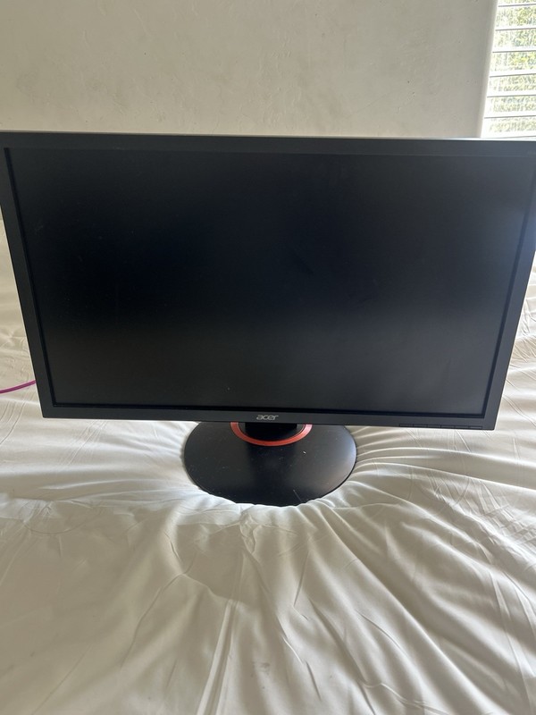 Acer 23-24.9 in 16:9 Tiltable Flat Screen Monitor Stand Black/Red
