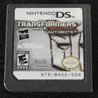 Nintendo DS: Transformers: War for Cybertron - Autobots (2010) WORKS CART ONLY