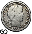 1894 Barber Quarter