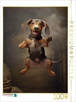 Calvendo Puzzle High Jumper | 1000 Pieces, Finished Size 25.2 × 18.9 In (64 × 48