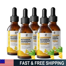 Magnesium Complex Liquid Drops, 1700mg Magnesium Glycinate High Absorption