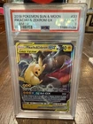PSA 8 Pikachu & Zekrom GX #33 Holo Team Up Near Mint Condition Pokemon TCG