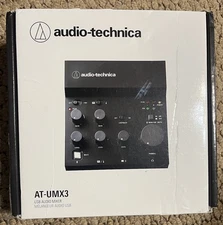 NOB - Audio Technica AT-UMX3 USB Audio Mixer - New Open Box