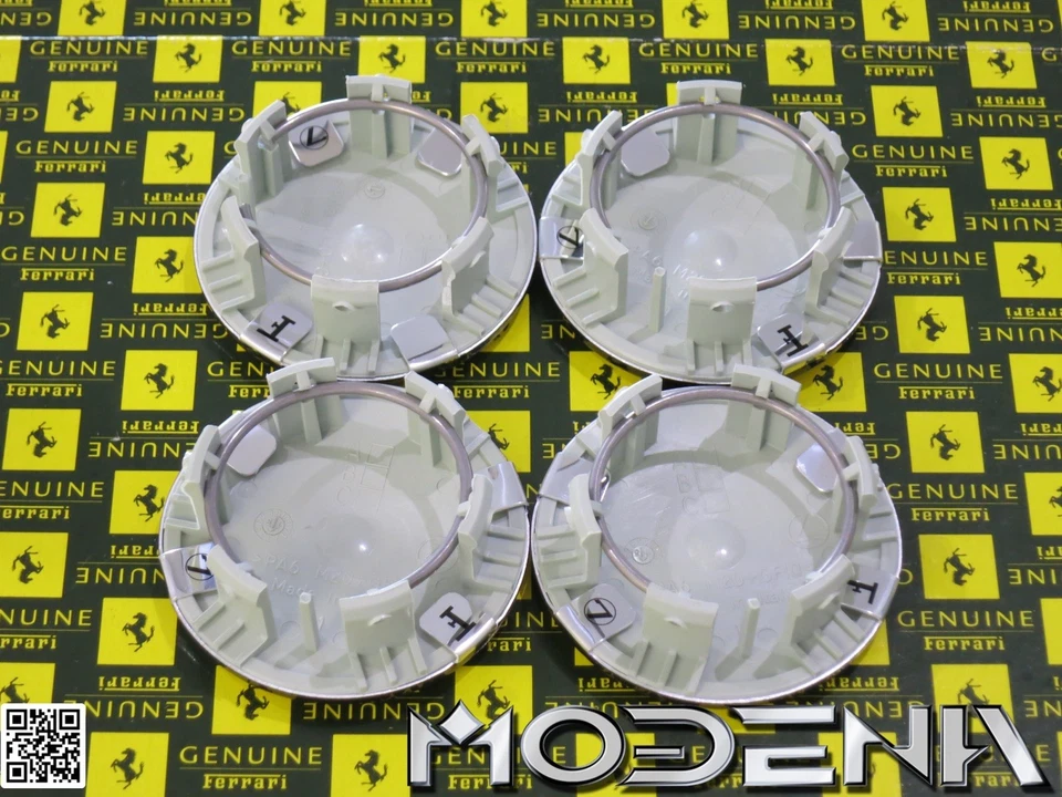 4 x Original Ferrari Emblem Cavallino Nabenkappen Nabendeckel Felgendeckel Felge - Bild 2 von 2