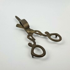 Antiquariato Antiche Forbici Spegni Candela Stoppino in Ottone Vintage Retrò 900