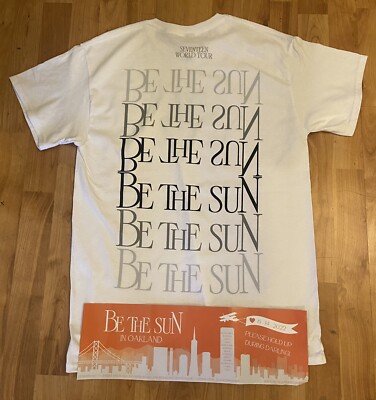 Seventeen Be The Sun OFFICIAL 2022 Tour T-Shirt Size M SOLD OUT! Brand NEW White