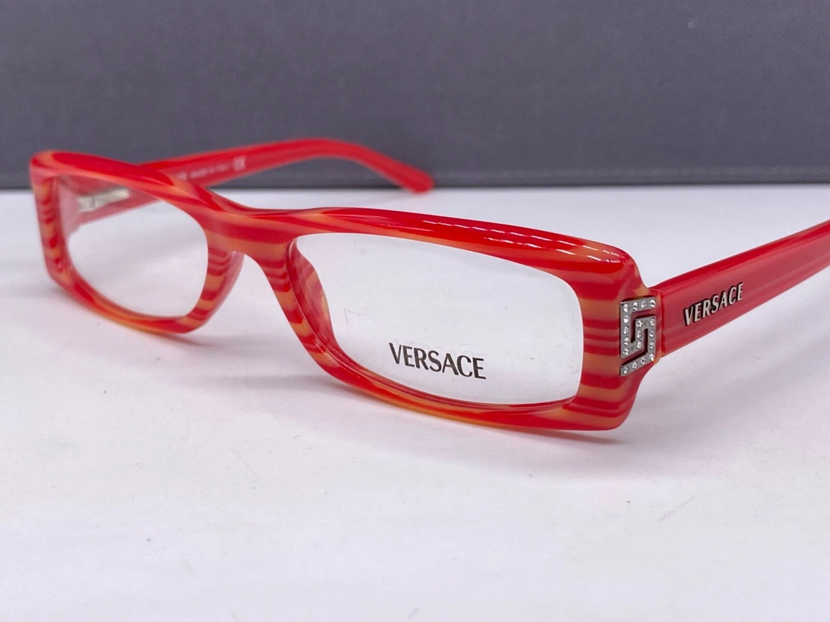 versace eyeglass frames with rhinestones